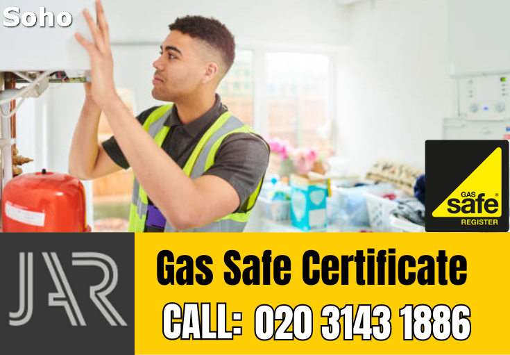 gas safe certificate Soho